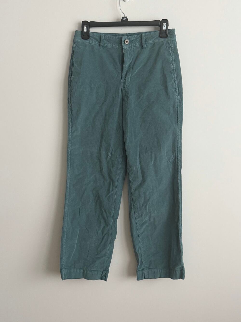 Carve Designs Rex Wide Leg Jeans Hydro Blue Size 4 Organic Cotton Stretch